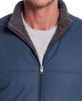 Men's Matte Zip Front Puffer Vest