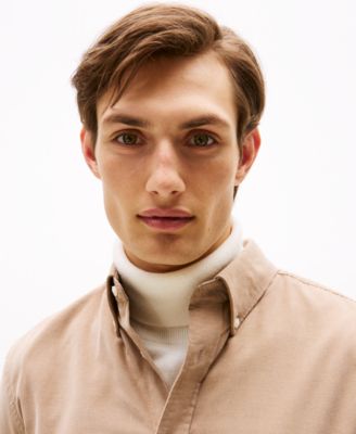 Men's Regular-Fit Solid Corduroy Shirt