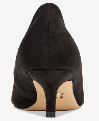 Women's Jacey Luxurious Pointed-Toe Kitten Heel Pumps