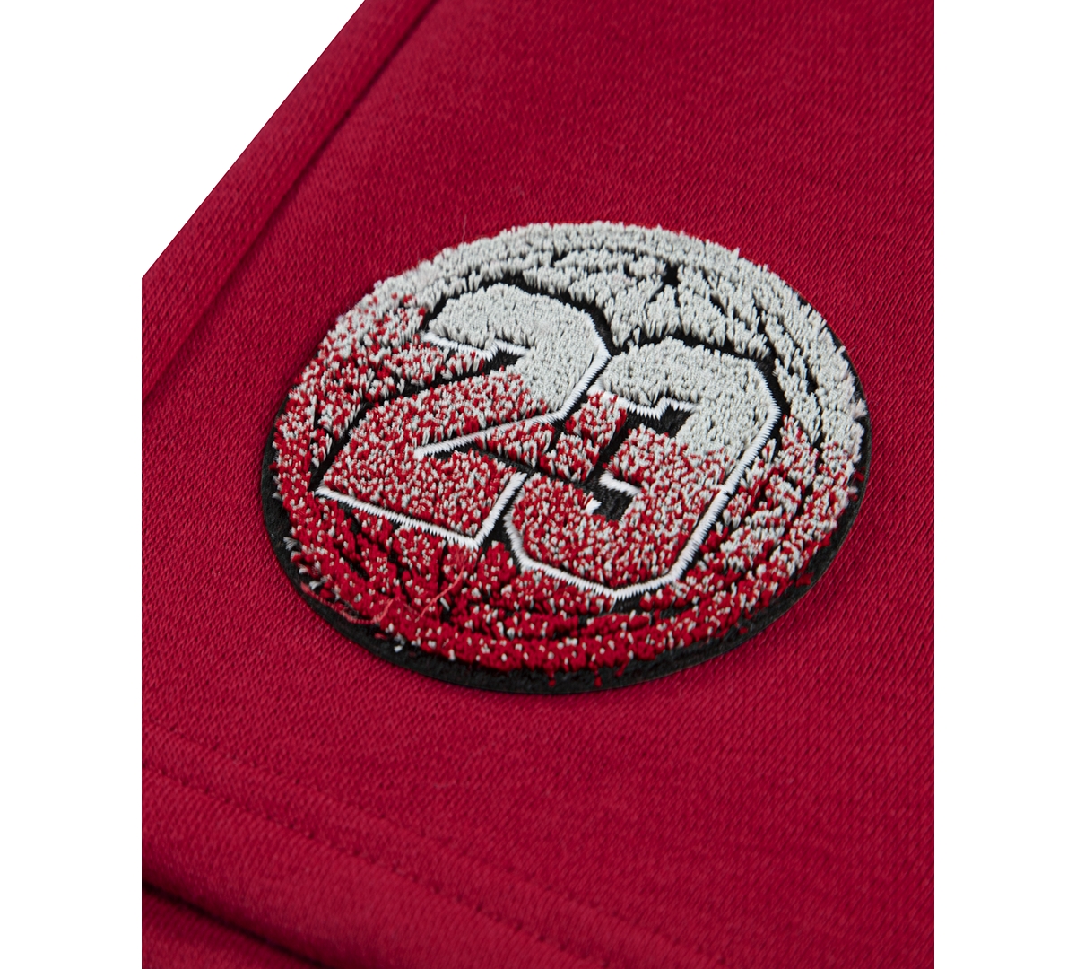 Jordan Big Boys Colorblocked Logo Pull-on Fleece Shorts In Red