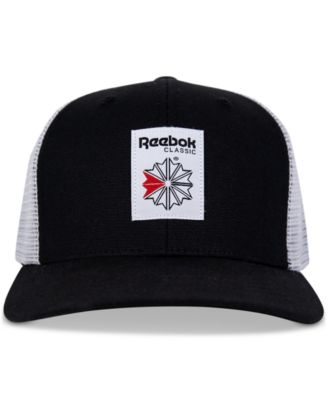 Reebok - Men's Union Jack Wheel Canvas & Mesh Trucker Cap