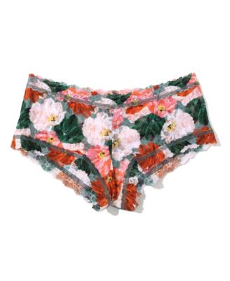 Women's Printed Signature Lace Boyshort