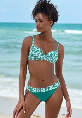 Women's Chevron Underwire Bikini Swimsuit Top Bra Sizing