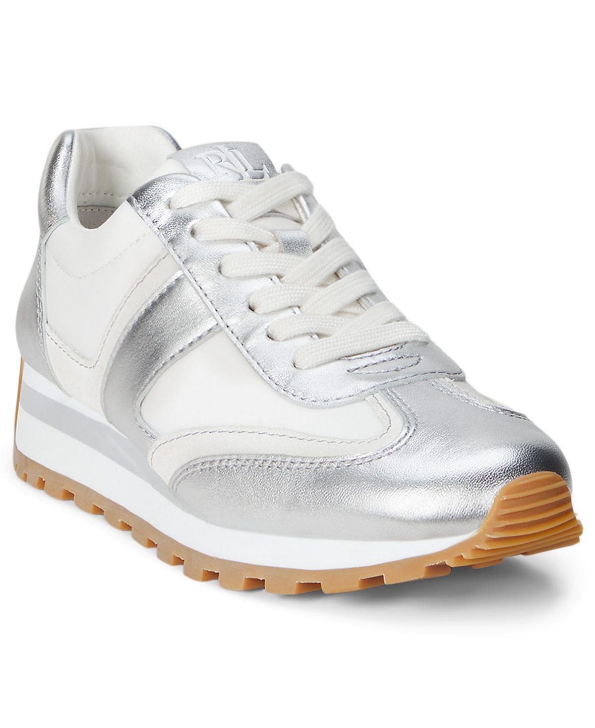 Women's Dani Lace-Up Sneakers - Taupe Brown, Snow White