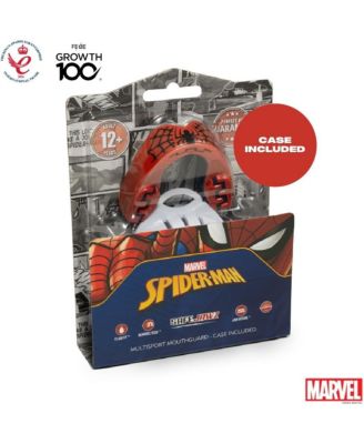 MARVEL Sports Mouthguard Dual Layer Premium Mouth Guard with Case for Basketball, Football, MMA, Hockey - Junior - IRON MAN