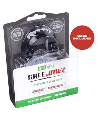 ORTHO Protective Sports Mouth Guard for Braces with Case for Boxing, Basketball, Lacrosse, Football, MMA, Hockey - ICE PINK