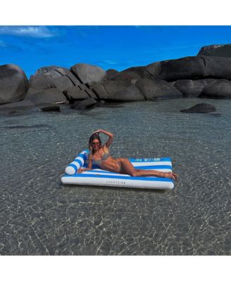 Luxe Lilo: Blue Stripe