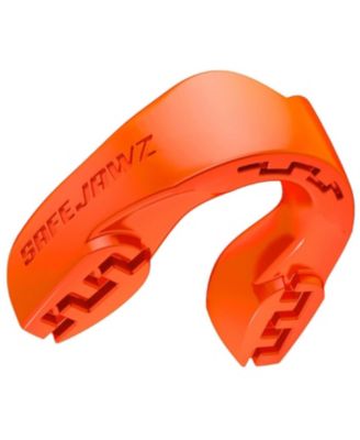 INTRO Slim Fit Sports Mouth Guard with Case for Football, Basketball, MMA, Hockey, Lacrosse, Wrestling - Adult 12+ Years - YELLOW