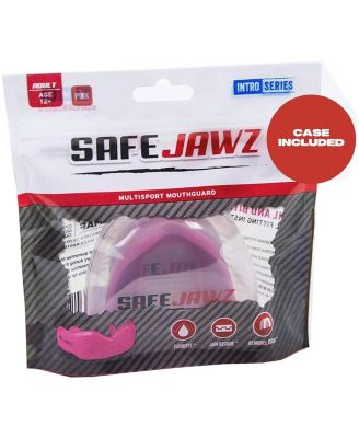 INTRO Slim Fit Sports Mouth Guard with Case for Football, Basketball, MMA, Hockey, Lacrosse, Wrestling - Adult 12+ Years - YELLOW