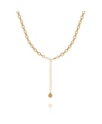 Linked Chain Heart Pendant Necklace