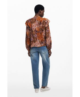 Women's Romantic paisley blouse