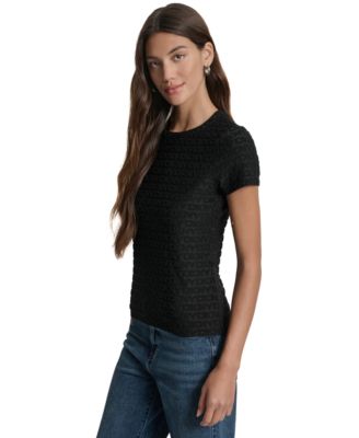 Women's Jacquard Logo Crewneck T-Shirt