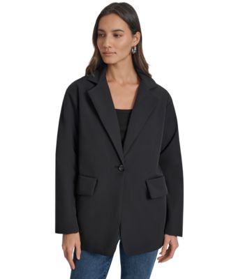 DKNY Jeans - Women's One-Button Puffer Blazer