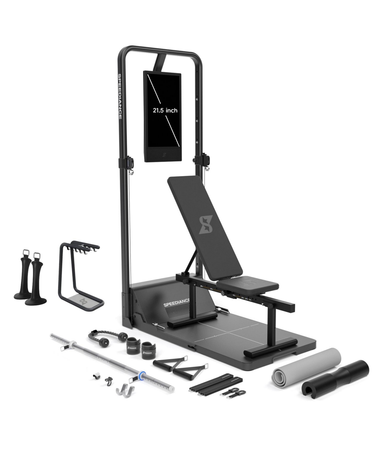 Gym Monster 2, Smart Ai-Powered Multi-Functional Smith Machine for Full Body Strength Training, All-in-one Home Gym Equipment, Digital Weig