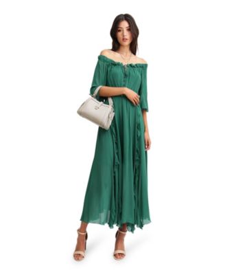 Women's Amour Ruffled Midi Dress