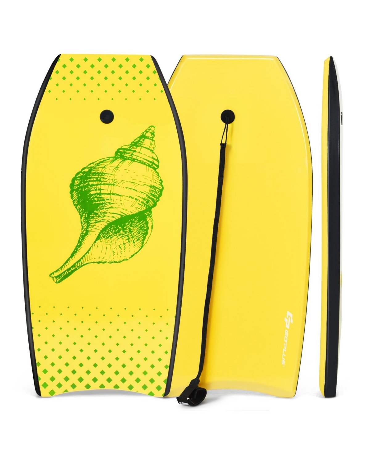 41&#x22; super lightweight surfing bodyboard - Yellow