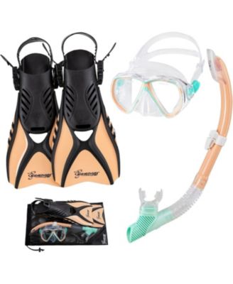 Hanalei Anti-Fog Snorkeling Set - Orange Peel / L