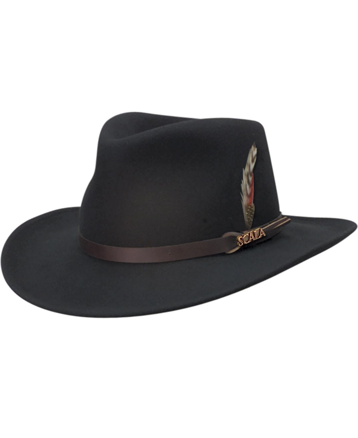 Мужская мягкая фетровая шляпа из глубинки