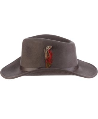 Men's Crushable Felt Outback Hat