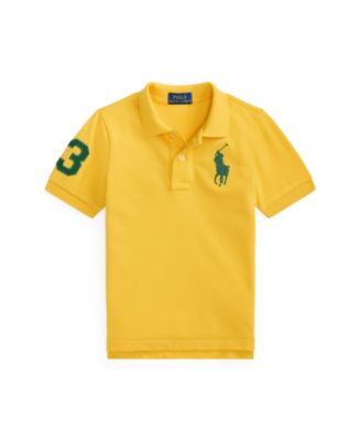 Toddler and Little Boys Big Pony Cotton Mesh Polo Shirt