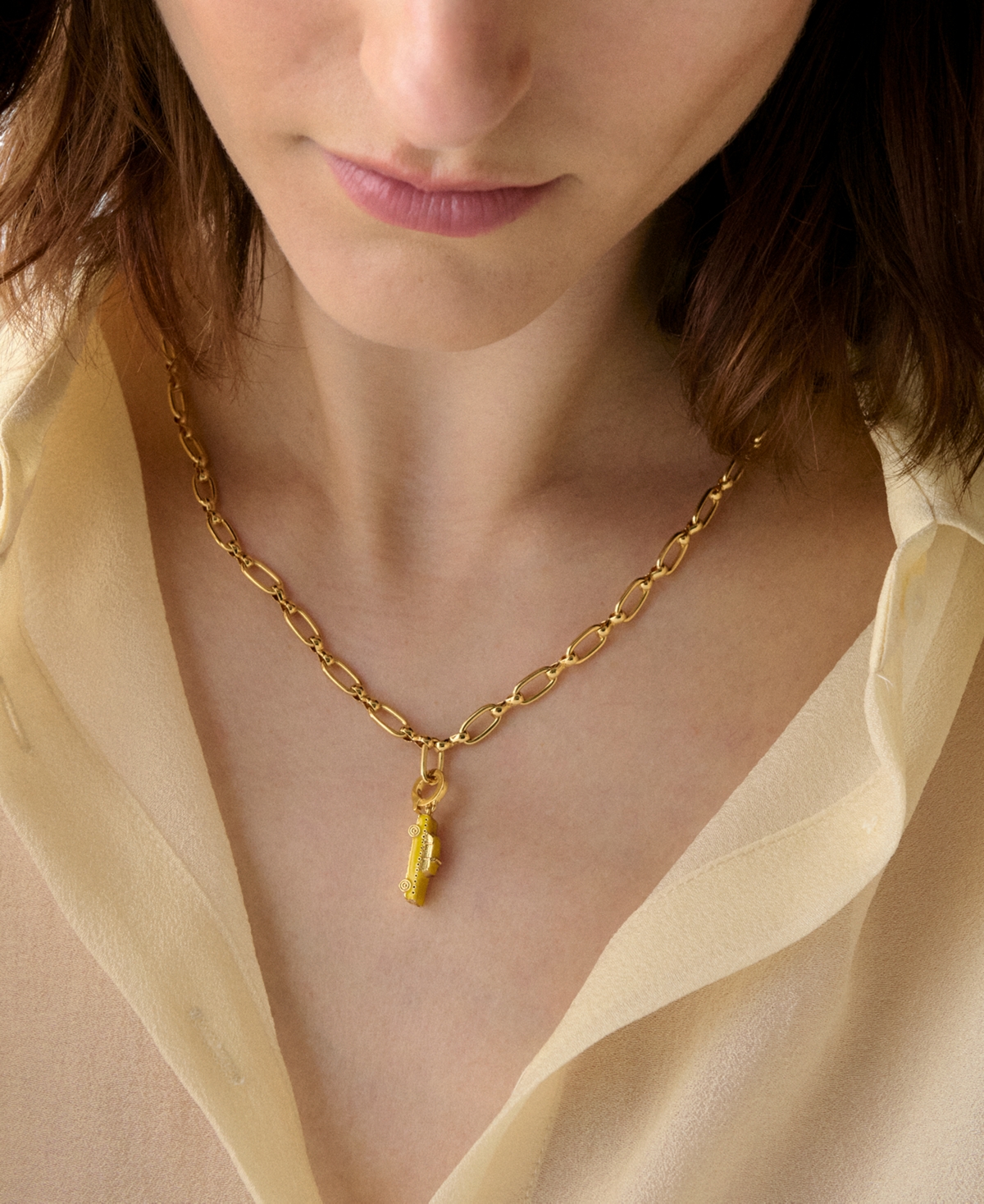 Kate Spade Gold-tone One In A Million Taxi Charm In Gold