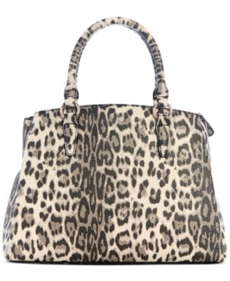 Tinsley Medium Leopard Print Three Compartment Satchel