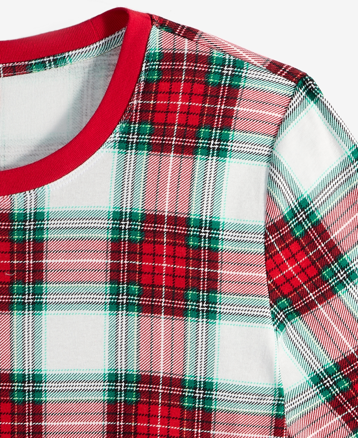 Holiday Lane 's Women's Merry Plaid Crew Neck Matching Family Pajamas Set, Created For Macy's In Multi