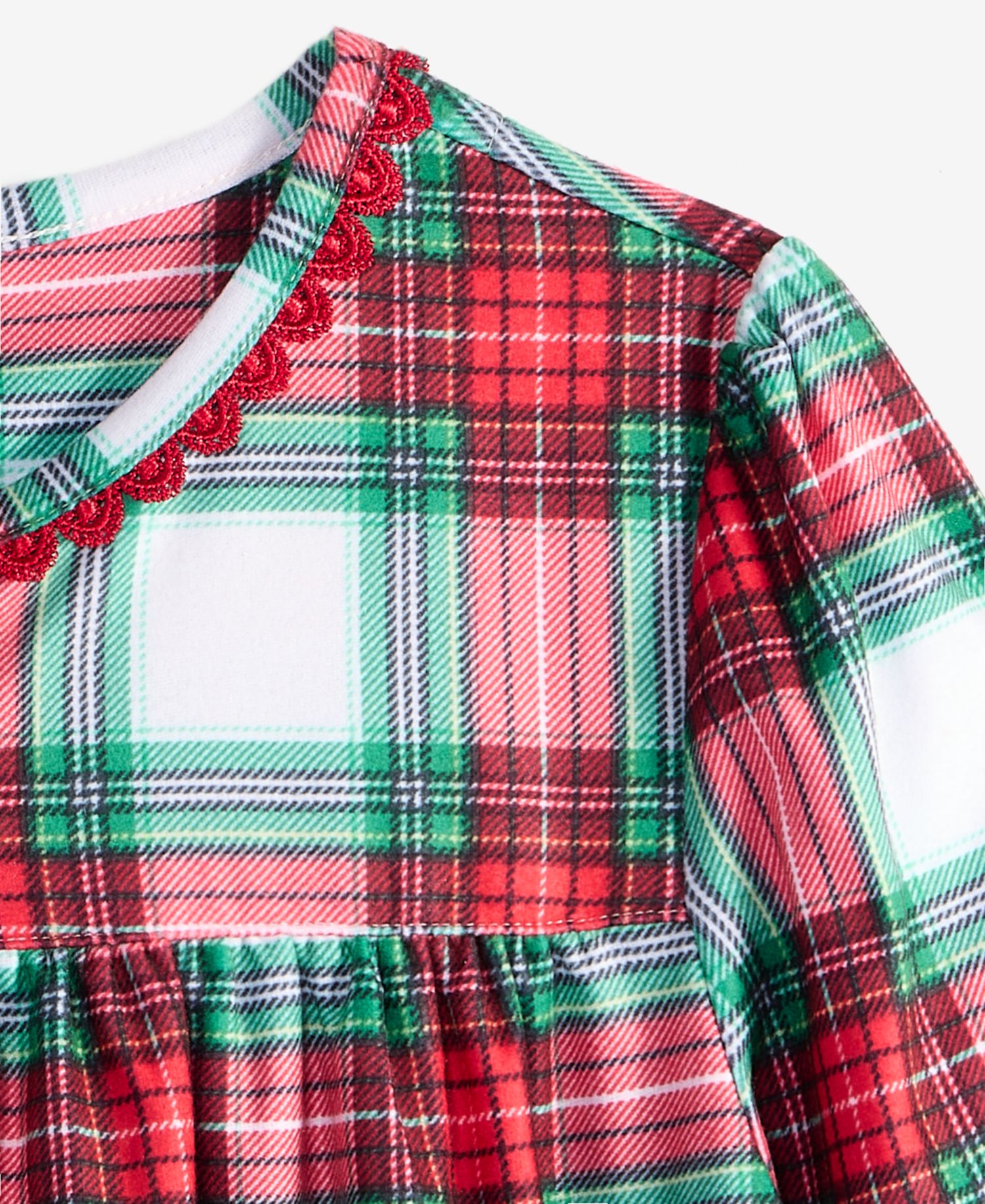 Girls 2T-16 Merry Plaid Nightgown with Doll Dress