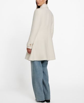 Women's Double-Breasted Skirted Coat