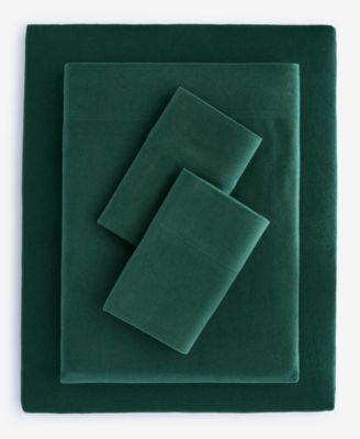 Solid Flannel Cotton 4-Pc. Sheet Set, Full, Exclusively at Macy’s