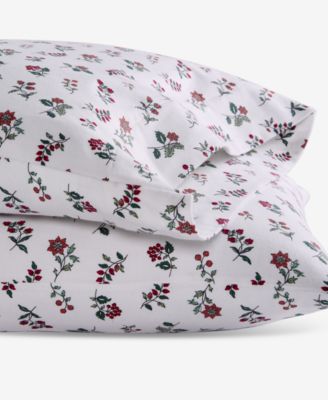 Printed Flannel Pillowcase Pair, Standard, Exclusively at Macy’s