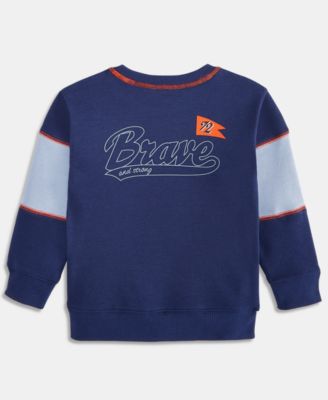 Toddler Boys' Brave Polo Long Sleeve Sweatshirt