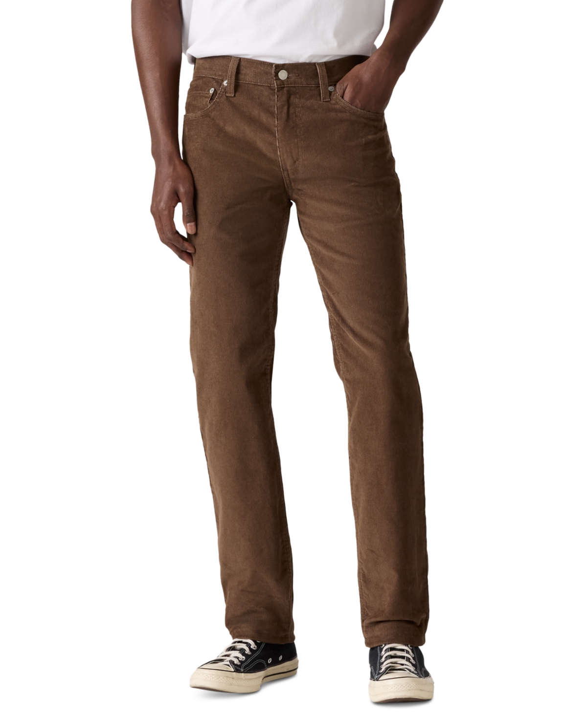Levi's Men's 511 Slim-fit Corduroy Pants In Blue