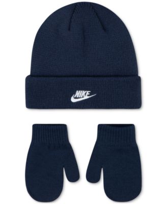 Toddler Boys' and Girls' 2T-4T Nan Futura Beanie Hat and Mittens, 2-Piece Set