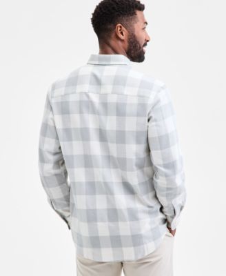 Men's Regular-Fit Flannel Shirt, Created for Macy's