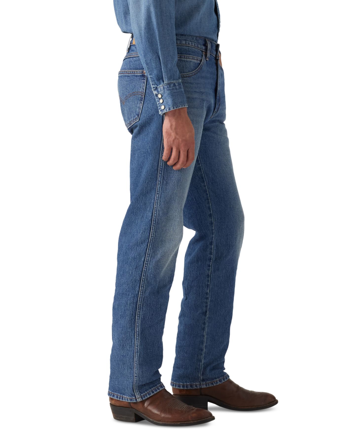 Мужские джинсы Levi's 557 Western Straight Fit Boot Cut, цвет: Caught In The Rain — фото 2