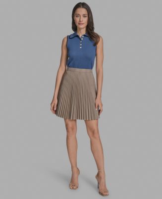 BCBG Women's Pleated A-Line Skirt Macy's