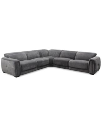 Furniture - Brownell 5-Pc. L-Shape Sectional with 2 Power Motion Chairs