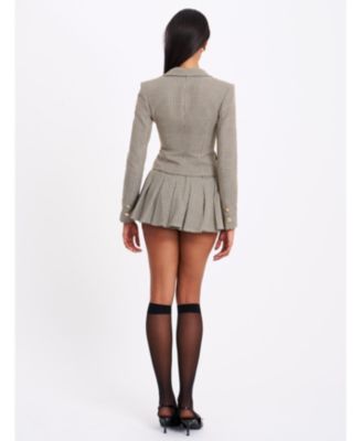 Women Oaklyn Plaid Pleated Mini Skort