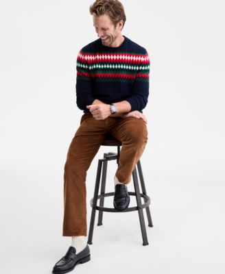Men's Pattern Merino Sweater, Macy's Exclusive