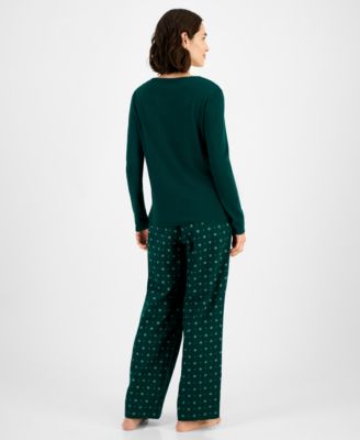 Women's Long Sleeve Pointelle Top, Macy's Exclusive