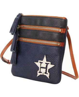 Dooney Bourke Houston Astros Infield Triple Zip Crossbody Purse