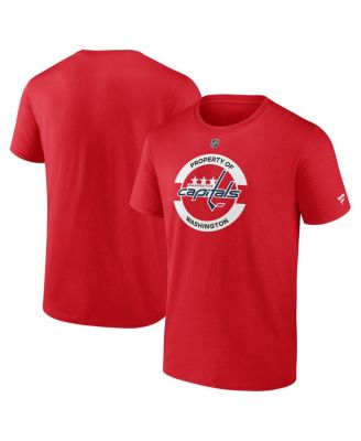 Fanatics - Men's Red Washington Capitals Authentic Pro Core Secondary T-Shirt