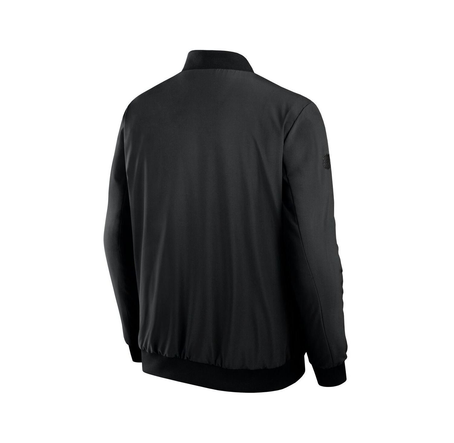 Men's Black Toronto Maple Leaf's Authentic Pro Road Full-Zip Bomber Jacket