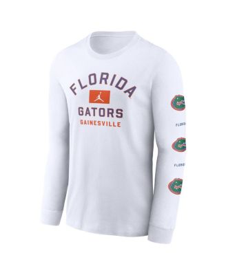 Men's White Florida Gators Primetime Classic Location Long Sleeve T-Shirt