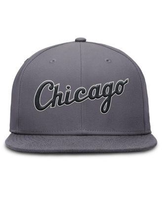 Men's Gray Chicago White Sox Performance True Fitted Hat