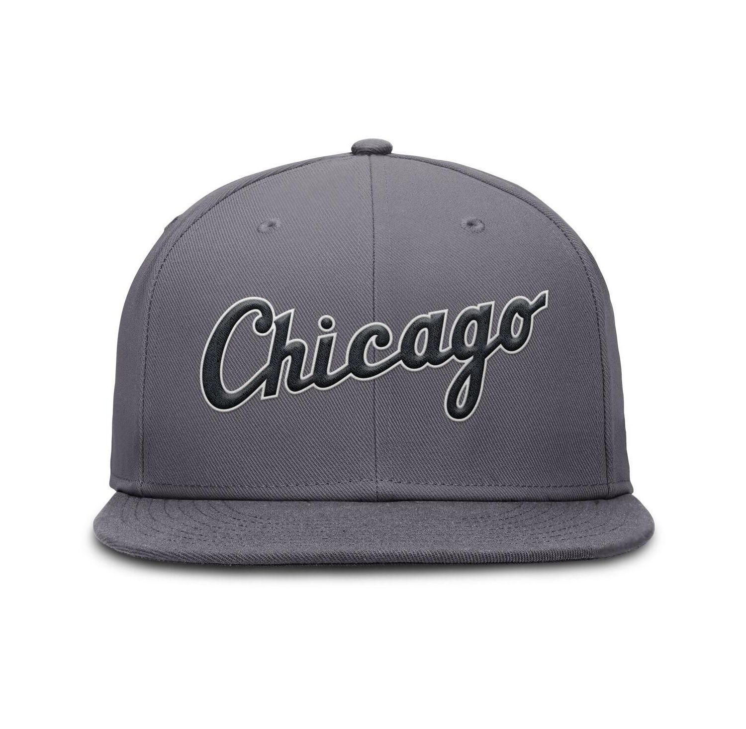 Men's Gray Chicago White Sox Performance True Fitted Hat