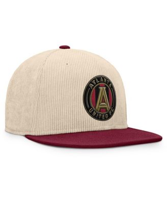 Men's Cream Atlanta United FC Tempo Corduroy Snapback Hat