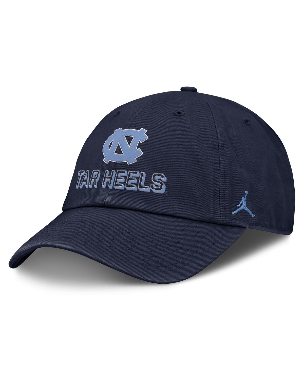 Jordan Men's Navy North Carolina Tar Heels 2025 On-field Club Adjustable Hat In Blue
