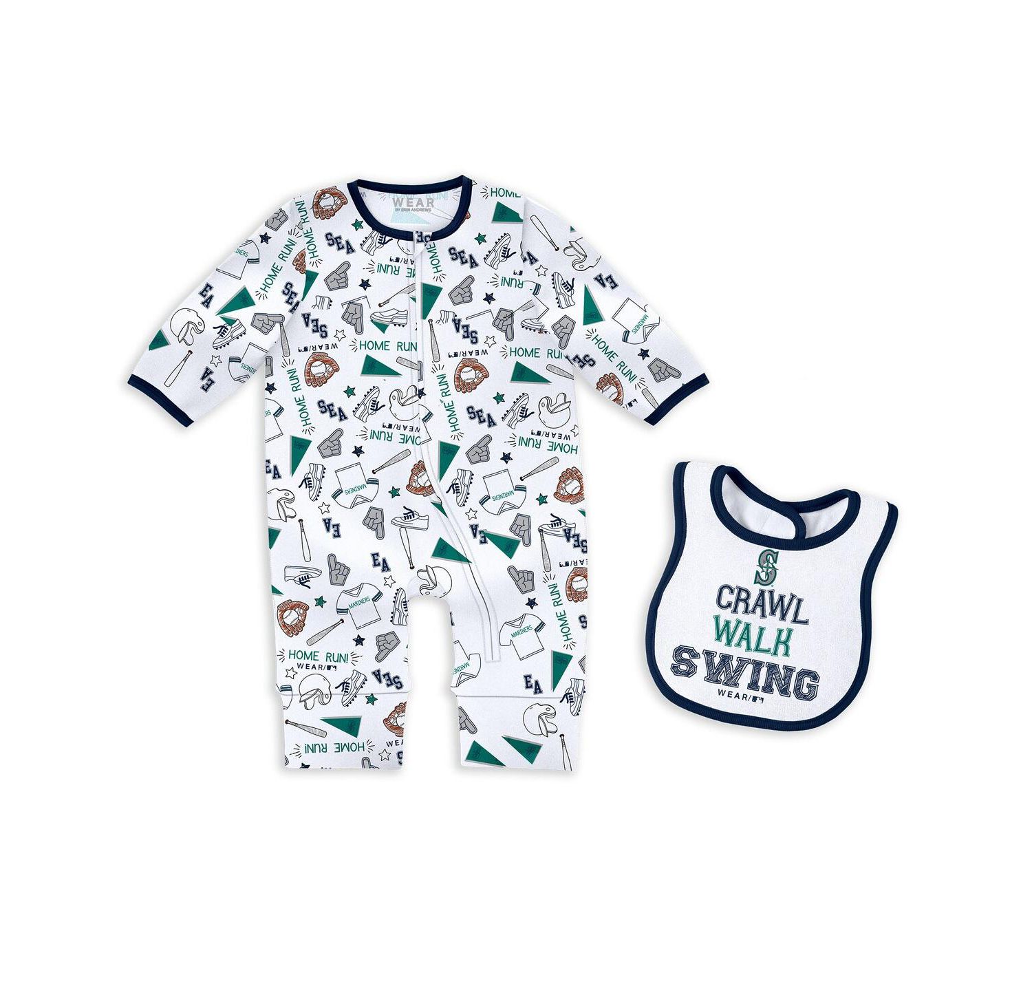 Baby Boys and Girls Seattle Mariners Sleep Play Set